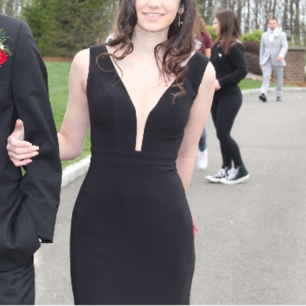 Jasz Couture Black Prom Dress